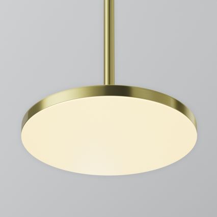 Maytoni P076PL-L12W3K-BS - LED-kattokruunu johdossa PLATO LED/12W/230V 3000K kulta