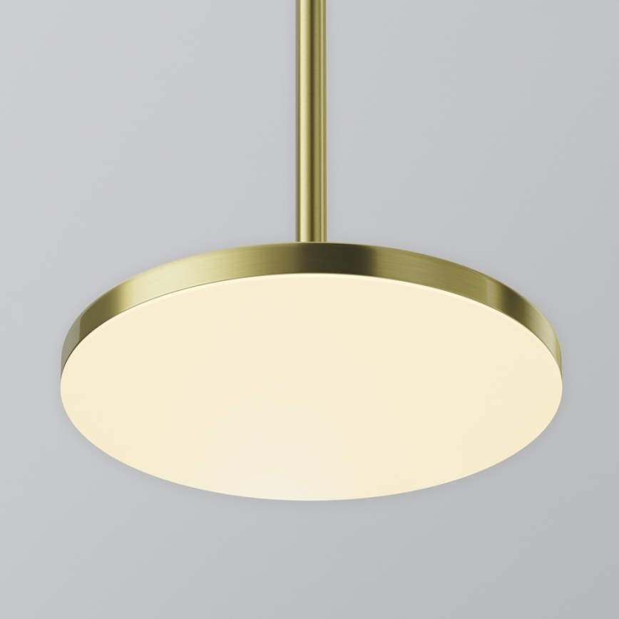Maytoni P076PL-L12W3K-BS - LED-kattokruunu johdossa PLATO LED/12W/230V 3000K kulta