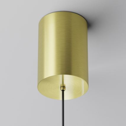 Maytoni P076PL-L12W3K-BS - LED-kattokruunu johdossa PLATO LED/12W/230V 3000K kulta