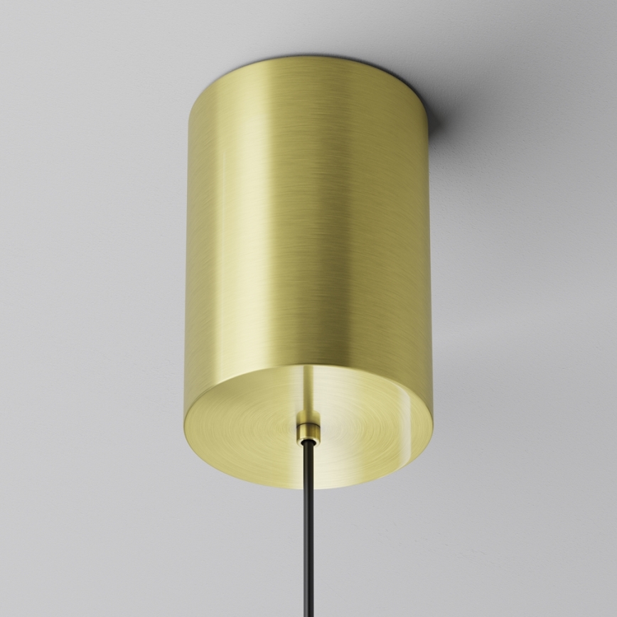 Maytoni P076PL-L12W3K-BS - LED-kattokruunu johdossa PLATO LED/12W/230V 3000K kulta