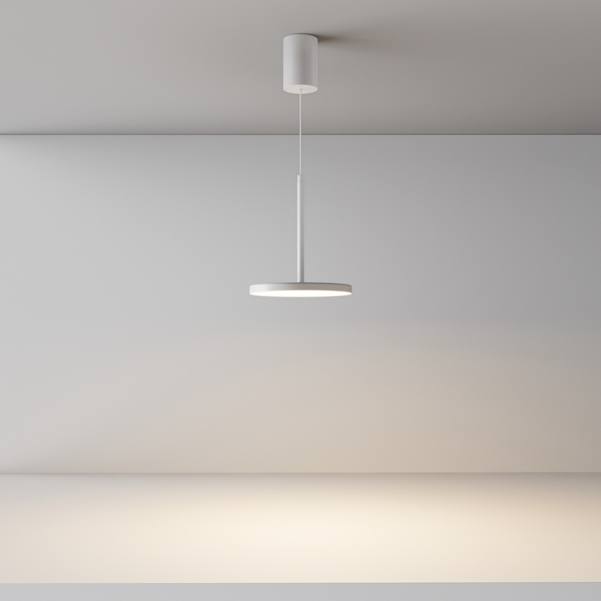 Maytoni P076PL-L12W3K-W - LED-kattokruunu johdossa PLATO LED/12W/230V 3000K valkoinen