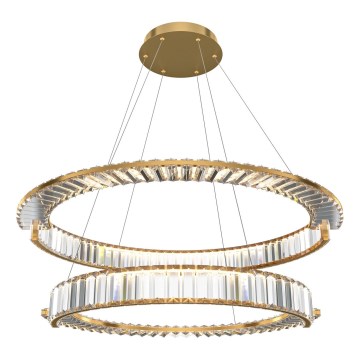 Maytoni P097PL-L90G4K - LED-kattokruunu johdossa KRONE LED/90W/230V CRI 90 halkaisija 80,5 cm kulta