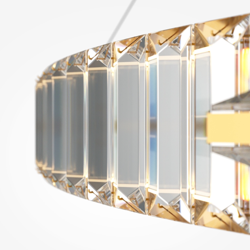 Maytoni P097PL-L90G4K - LED-kattokruunu johdossa KRONE LED/90W/230V CRI 90 halkaisija 80,5 cm kulta