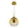 Maytoni P140-PL-110-1-G - Kattokruunu johdossa FERMI 1xE27/60W/230V kulta