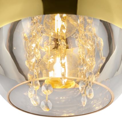 Maytoni P140-PL-110-1-G - Kattokruunu johdossa FERMI 1xE27/60W/230V kulta