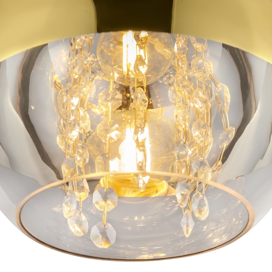 Maytoni P140-PL-110-1-G - Kattokruunu johdossa FERMI 1xE27/60W/230V kulta
