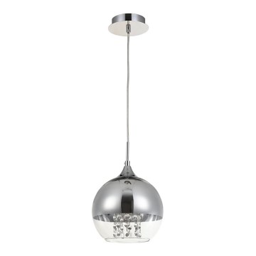 Maytoni P140-PL-110-1-N - Kattokruunu johdossa FERMI 1xE27/60W/230V kiiltävä kromi