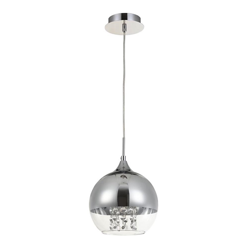 Maytoni P140-PL-110-1-N - Kattokruunu johdossa FERMI 1xE27/60W/230V kiiltävä kromi