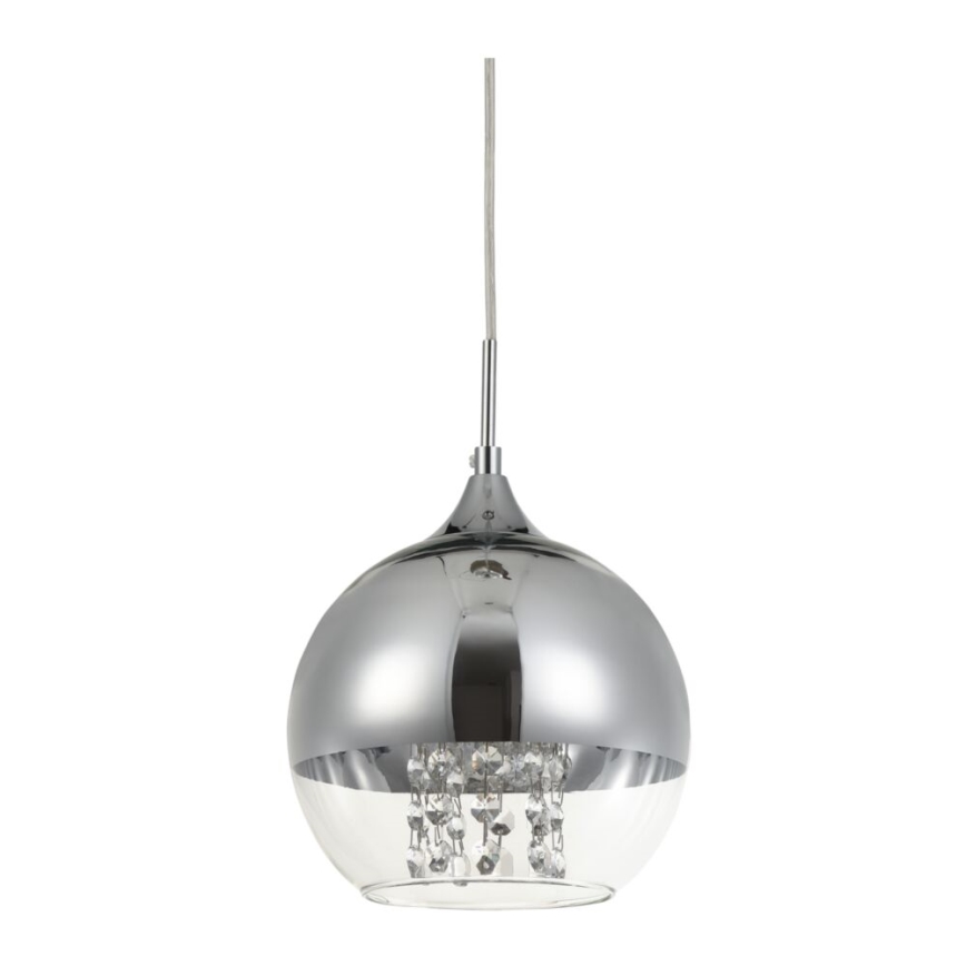 Maytoni P140-PL-110-1-N - Kattokruunu johdossa FERMI 1xE27/60W/230V kiiltävä kromi