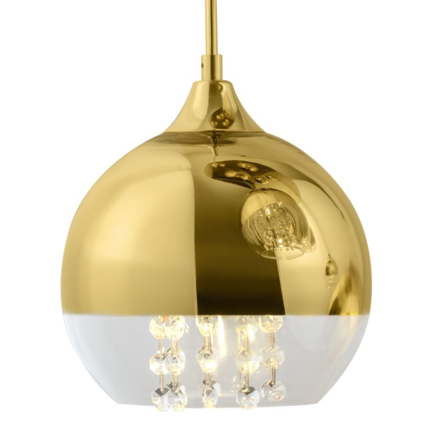 Maytoni P140-PL-170-5-G - Kattokruunu johdossa FERMI 5xE27/60W/230V kulta