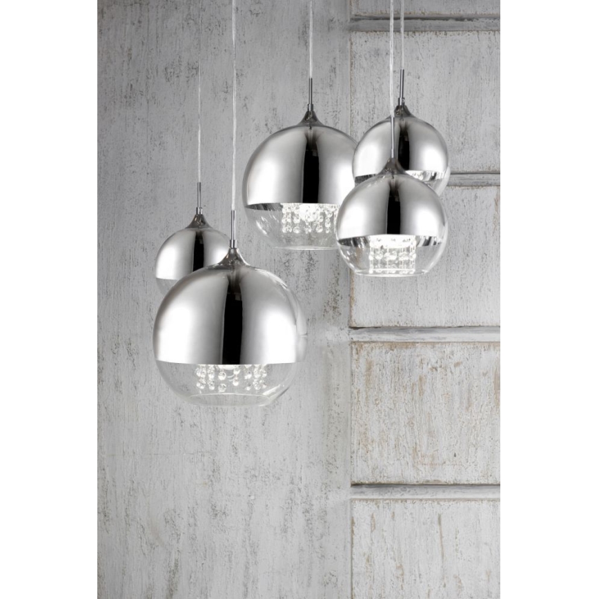 Maytoni P140-PL-170-5-N - Kattokruunu johdossa FERMI 5xE27/60W/230V kiiltävä kromi