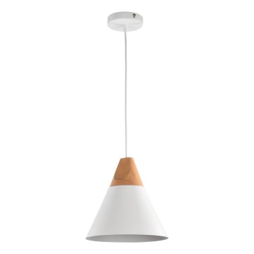 Maytoni P359-PL-01-W - Kattokruunu johdossa BICONES 1xE27/60W/230V halkaisija 22 cm valkoinen/beige