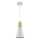 Maytoni P359-PL-140-W - Kattokruunu johdossa BICONES 1xE27/60W/230V halkaisija 14 cm valkoinen/beige