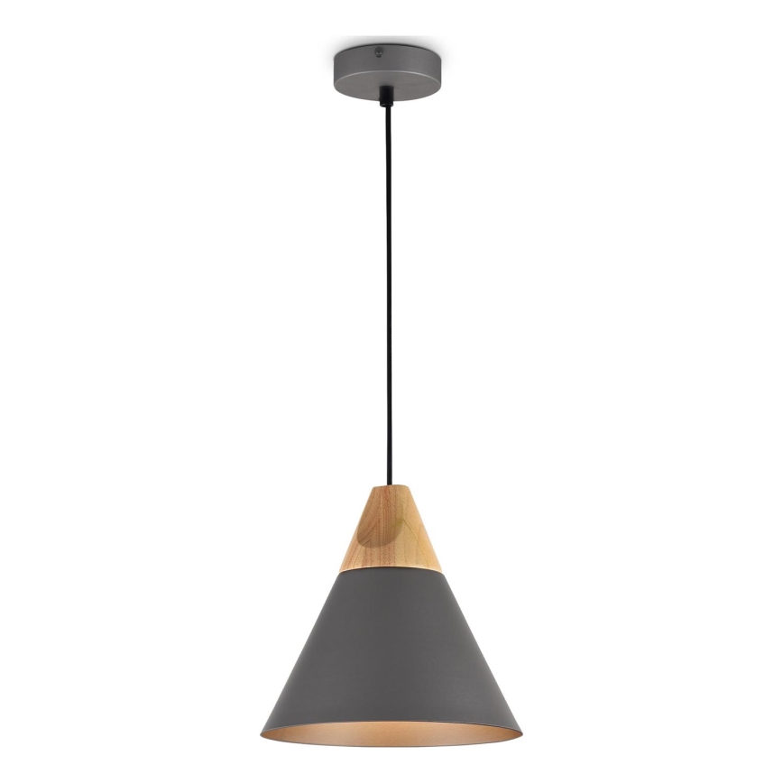 Maytoni P359-PL-220-C - Kattokruunu johdossa BICONES 1xE27/60W/230V halkaisija 22 cm harmaa/beige