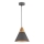 Maytoni P359-PL-220-C - Kattokruunu johdossa BICONES 1xE27/60W/230V halkaisija 22 cm harmaa/beige