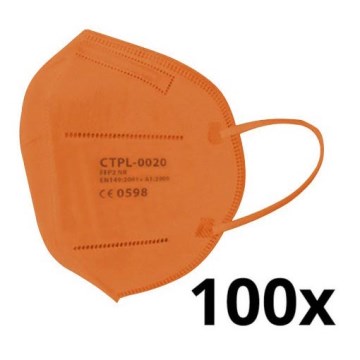 Media Sanex hengityssuojain FFP2 NR Oranssi 100kpl