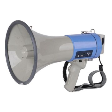 Megafoni ulkoisella mikrofonilla ja USB 20W/8xC