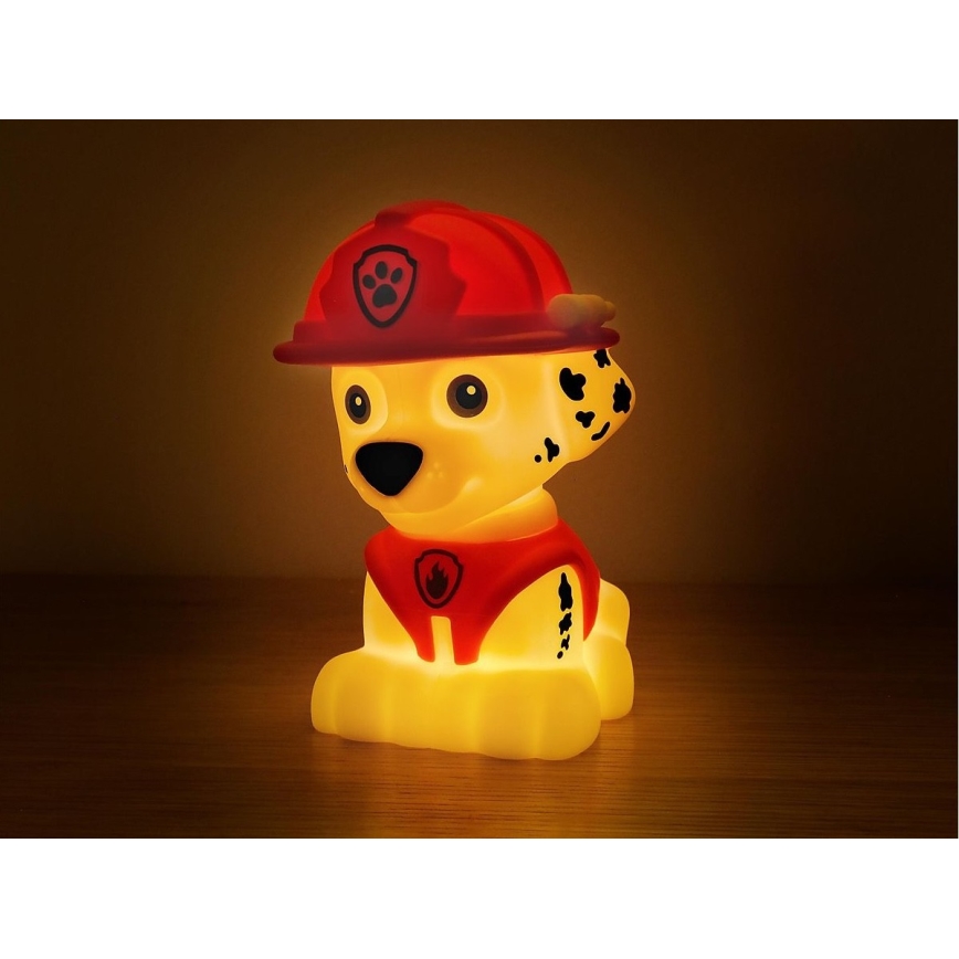 MegaLight - LED Himmennettävä ladattava lasten lamppu PAW PATROL MARSHALL LED/5V