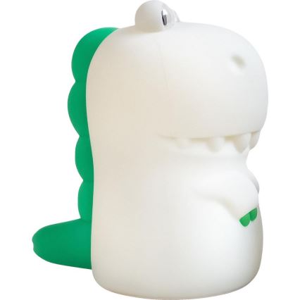 MegaLight - LED RGB Himmennettävä ladattava lasten kosketus lamppu DIGGY DINO LED/5V