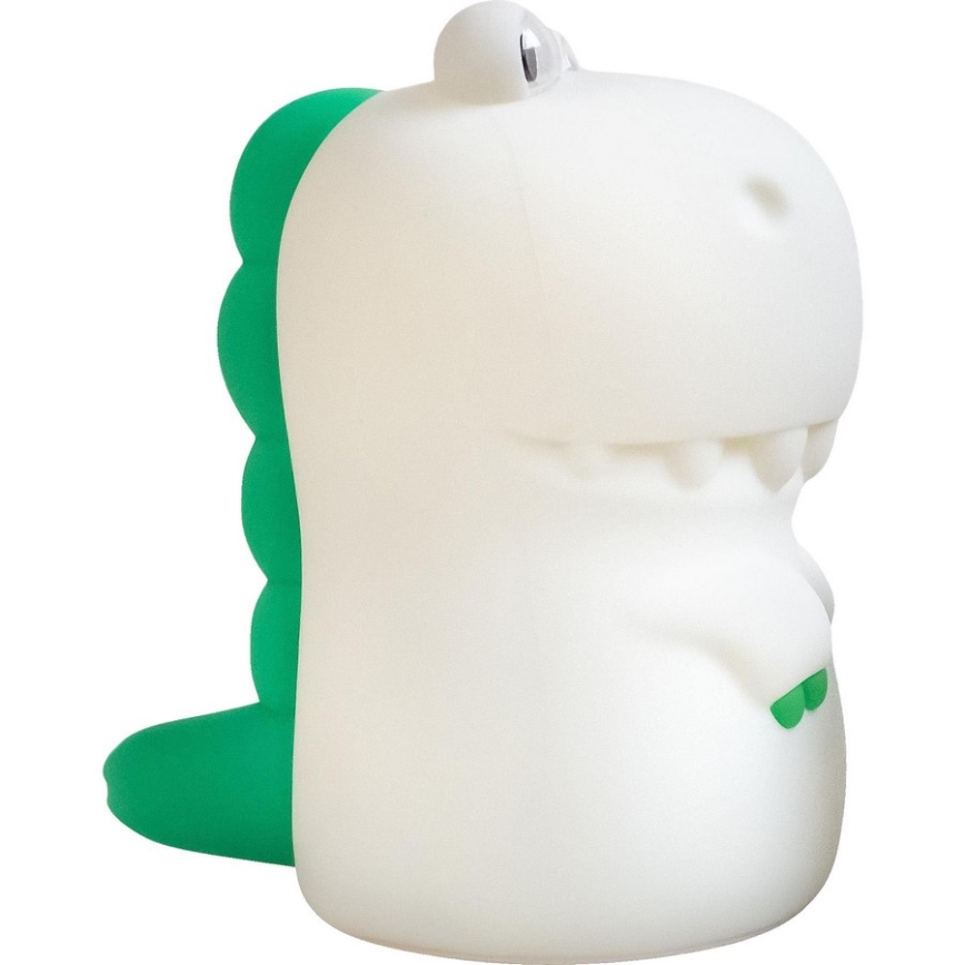MegaLight - LED RGB Himmennettävä ladattava lasten kosketus lamppu DIGGY DINO LED/5V