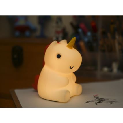 MegaLight - LED RGB Himmennettävä ladattava lasten kosketus lamppu MAGGY MAGIC LED/5V