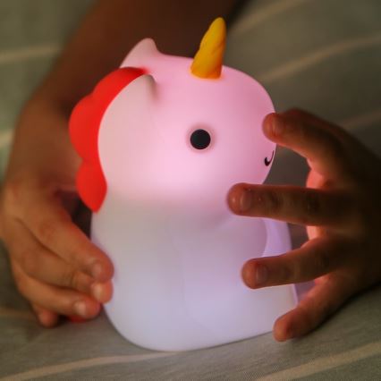 MegaLight - LED RGB Himmennettävä ladattava lasten kosketus lamppu MAGGY MAGIC LED/5V