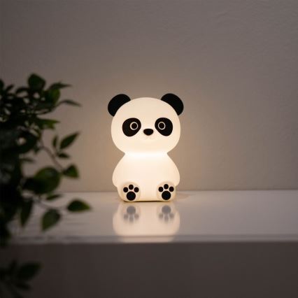 MegaLight - LED RGB Himmennettävä ladattava lasten kosketus lamppu PADDY PANDA LED/5V