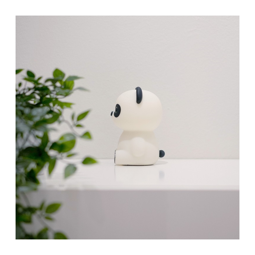 MegaLight - LED RGB Himmennettävä ladattava lasten kosketus lamppu PADDY PANDA LED/5V