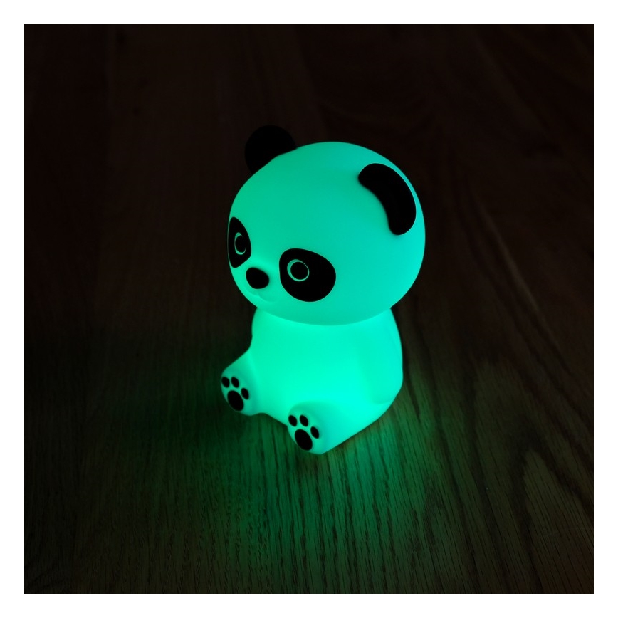 MegaLight - LED RGB Himmennettävä ladattava lasten kosketus lamppu PADDY PANDA LED/5V