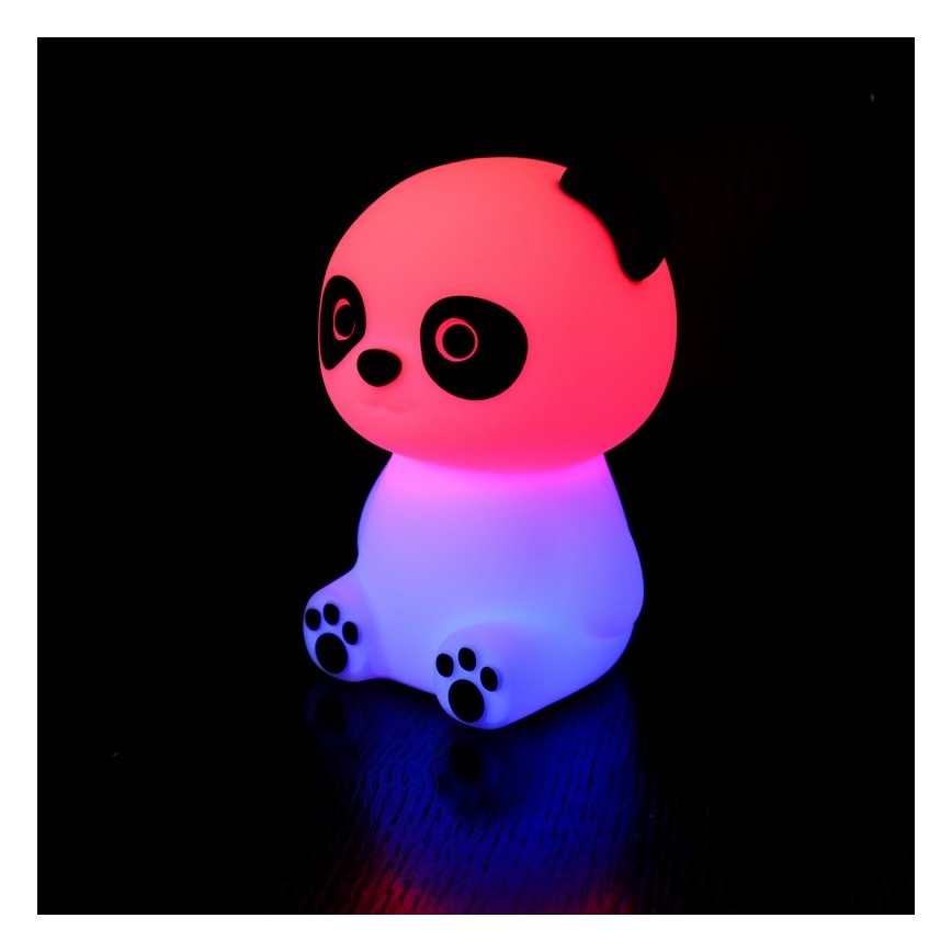 MegaLight - LED RGB Himmennettävä ladattava lasten kosketus lamppu PADDY PANDA LED/5V