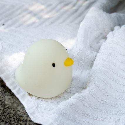 MegaLight - LED RGB Ladattava lasten kosketus kylpyamme lamppu SWIMMY DUCK LED/5V IP67