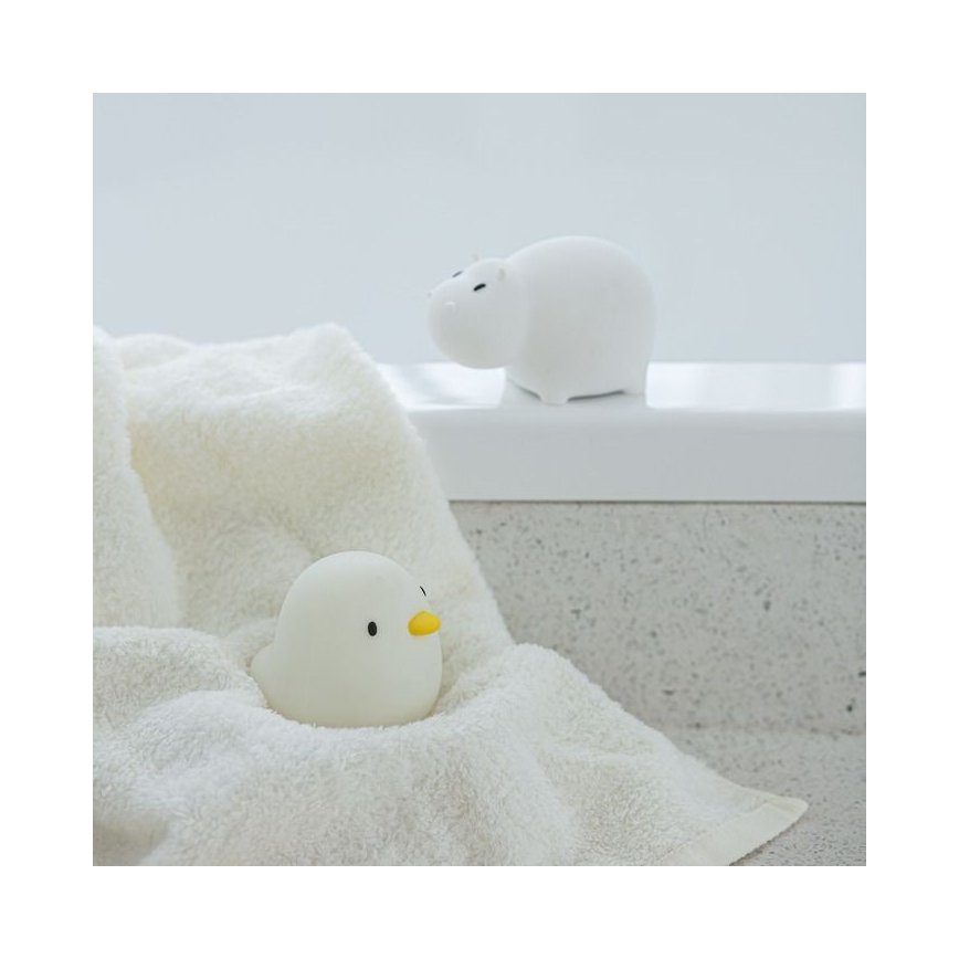 MegaLight - LED RGB Ladattava lasten kosketus kylpyamme lamppu SWIMMY DUCK LED/5V IP67
