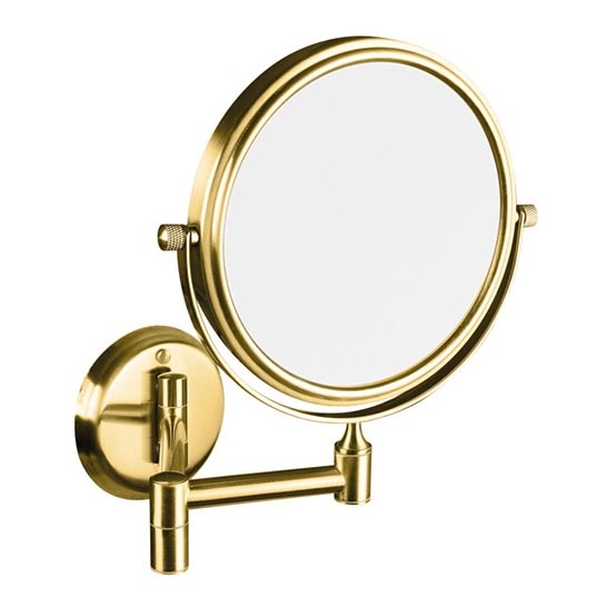 Meikkipeili 18 x 25 cm, ruostumaton teräs/kultainen