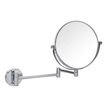 Meikkipeili 23x28 cm hopea