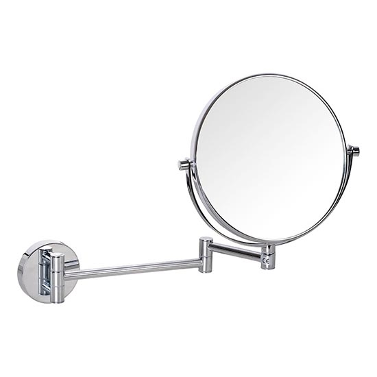 Meikkipeili 23x28 cm hopea