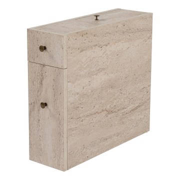 MELODY-kylpyhuonekaappi, beige marmorikuvio