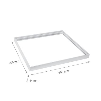 Metallikehys LED-paneelien asennukseen 600x600 mm valkoinen