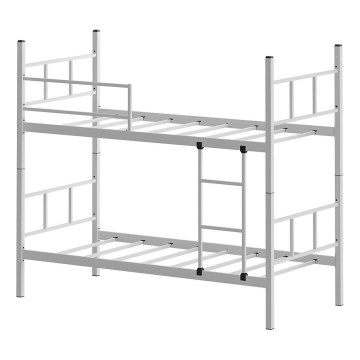 Metallinen kerrossänky MAVEN 90x200 cm valkoinen kantavuus 2x100 kg