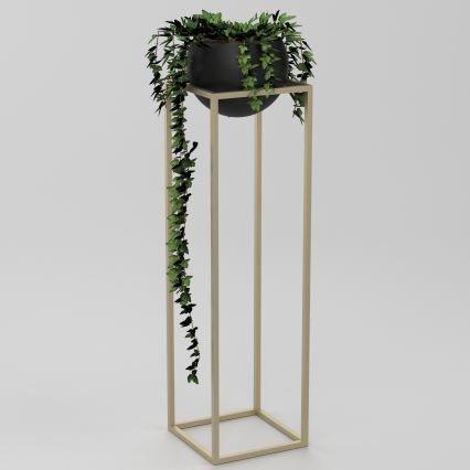 Metallinen kukkaruukku 111,3x29 cm kulta