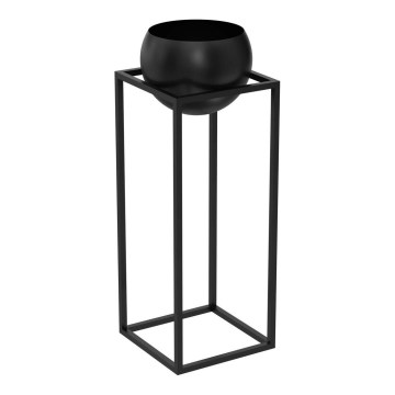 Metallinen kukkaruukku 81,3x29 cm musta