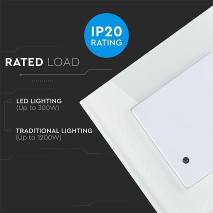 Mikroaaltouuni liiketunnistin 180° 300W/230V valkoinen