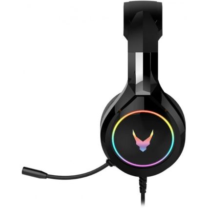 Mikrofonikuulokkeet VARR GAMING RGB USB musta