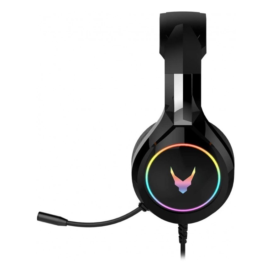 Mikrofonikuulokkeet VARR GAMING RGB USB musta