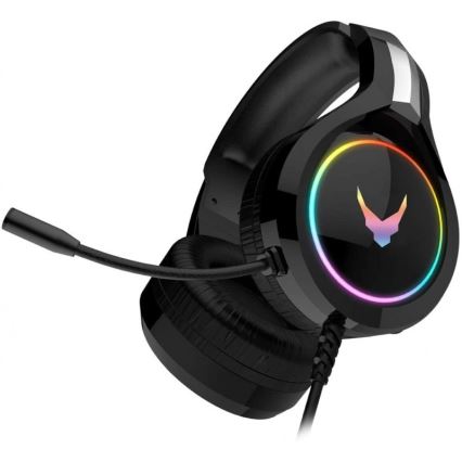 Mikrofonikuulokkeet VARR GAMING RGB USB musta