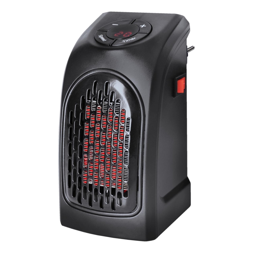 Mini pistoketuuletin keraaminen lämmitin 350W/230V