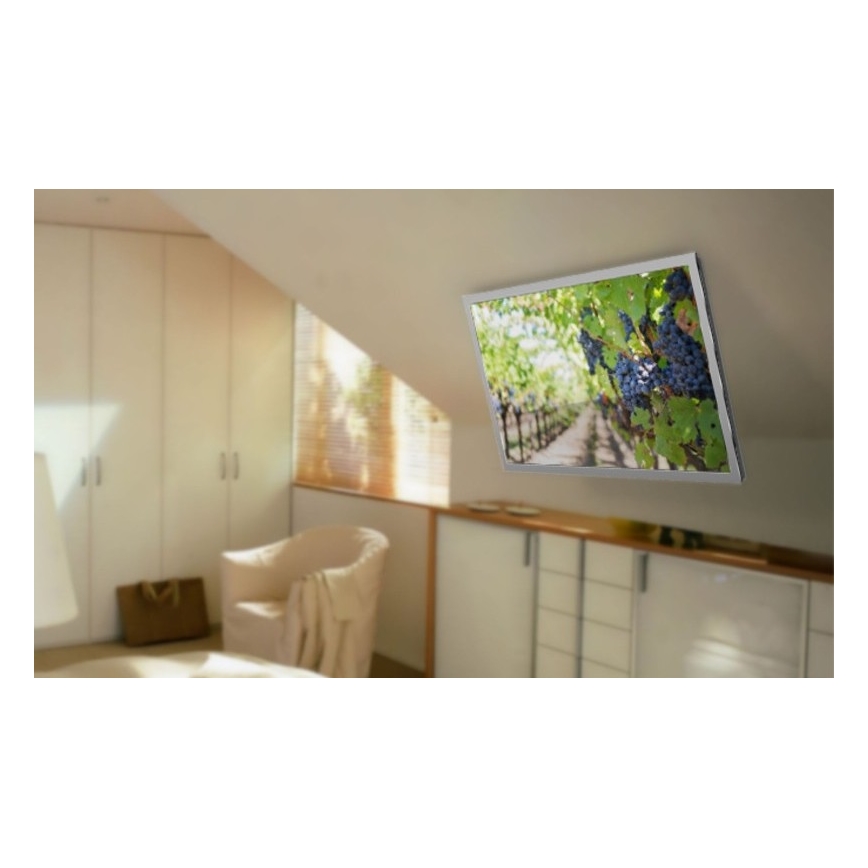 MK FLORIA MKF-20DM444 - Älykäs kattoteline televisiolle 55" musta Wi-Fi TUYA + kauko-ohjaus