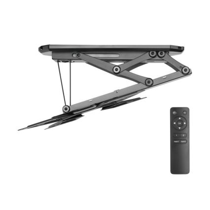 MK FLORIA MKF-20DM444 - Älykäs kattoteline televisiolle 55" musta Wi-Fi TUYA + kauko-ohjaus
