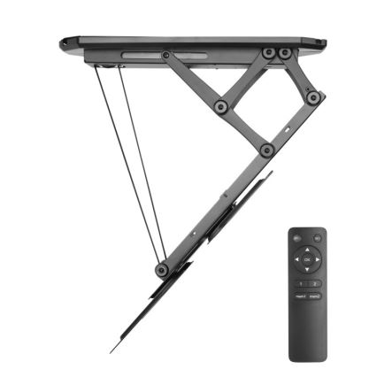 MK FLORIA MKF-20DM444 - Älykäs kattoteline televisiolle 55" musta Wi-Fi TUYA + kauko-ohjaus