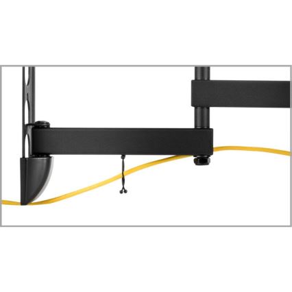MK FLORIA MKF-23DP444 - TV-seinäteline nivelellä 65" musta