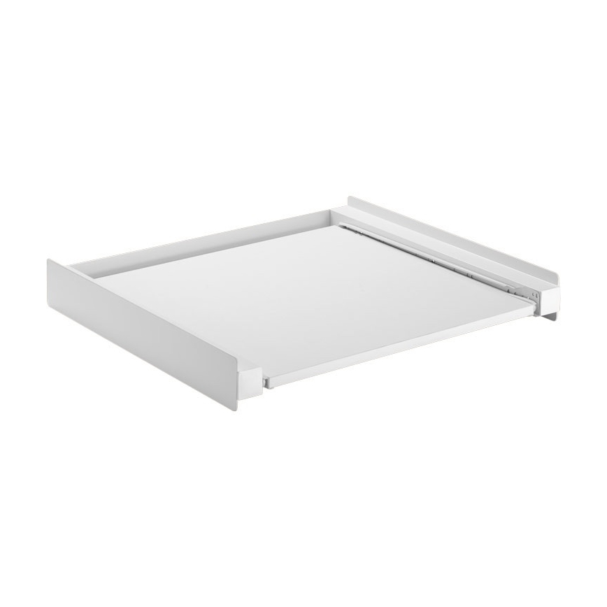 MK FLORIA MKF-23MZ601 - Pesukoneen ja kuivausrummun pinoamissarja ulosvedettävällä kaapilla 60 cm valkoinen